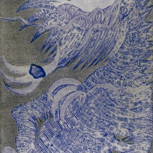 Dragón Joven (plata y azul)