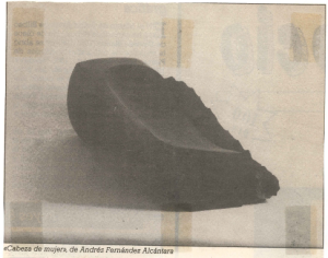 Cabeza de mujer en un Materialismo Lírico