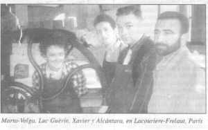 Xavier y Alcántara en Paris