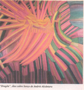 Dragón II al óleo